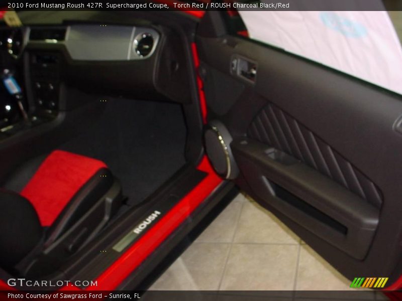 Torch Red / ROUSH Charcoal Black/Red 2010 Ford Mustang Roush 427R  Supercharged Coupe
