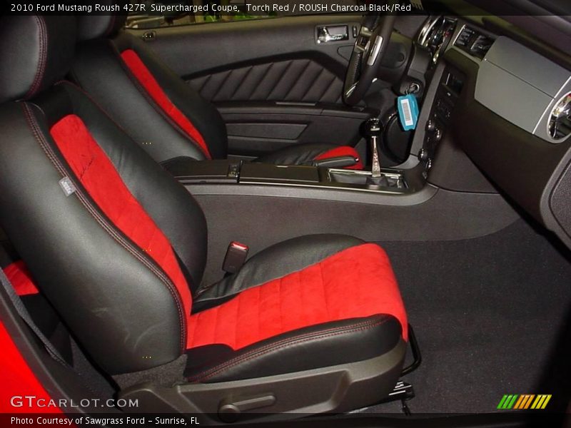 Torch Red / ROUSH Charcoal Black/Red 2010 Ford Mustang Roush 427R  Supercharged Coupe