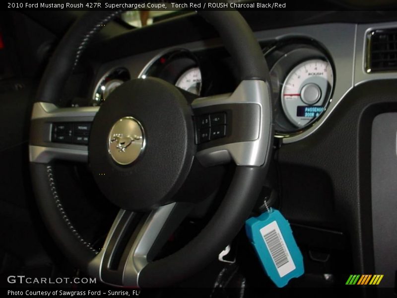 Torch Red / ROUSH Charcoal Black/Red 2010 Ford Mustang Roush 427R  Supercharged Coupe