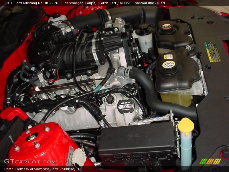 Torch Red / ROUSH Charcoal Black/Red 2010 Ford Mustang Roush 427R  Supercharged Coupe