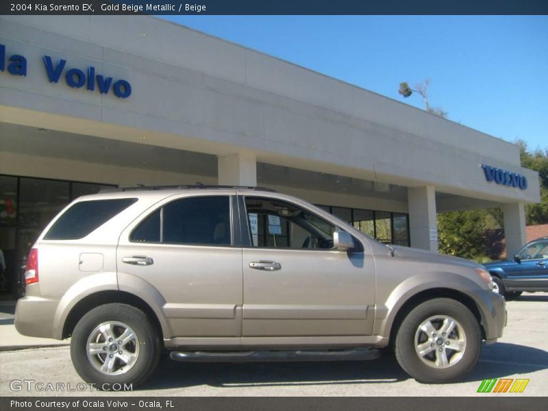 Gold Beige Metallic / Beige 2004 Kia Sorento EX
