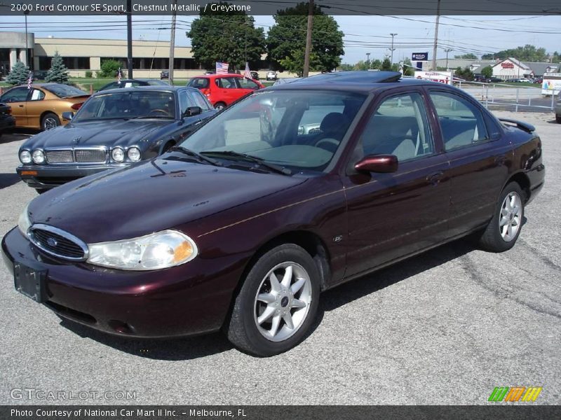 Chestnut Metallic / Greystone 2000 Ford Contour SE Sport