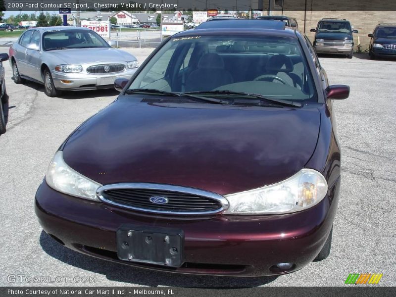Chestnut Metallic / Greystone 2000 Ford Contour SE Sport