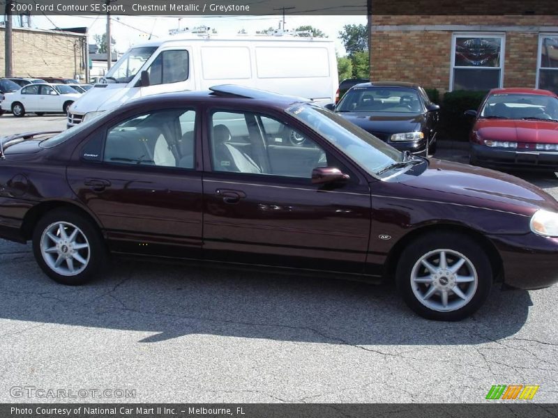 Chestnut Metallic / Greystone 2000 Ford Contour SE Sport