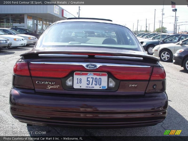 Chestnut Metallic / Greystone 2000 Ford Contour SE Sport