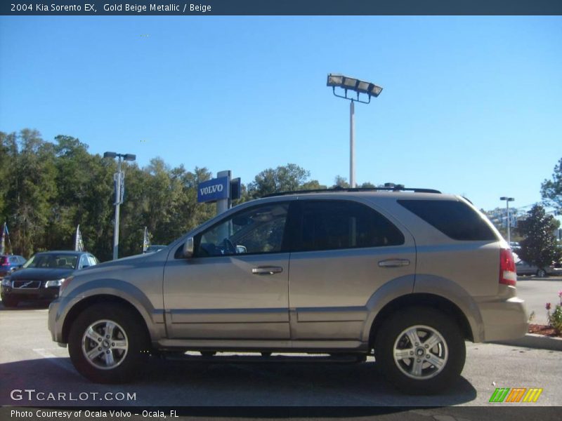 Gold Beige Metallic / Beige 2004 Kia Sorento EX