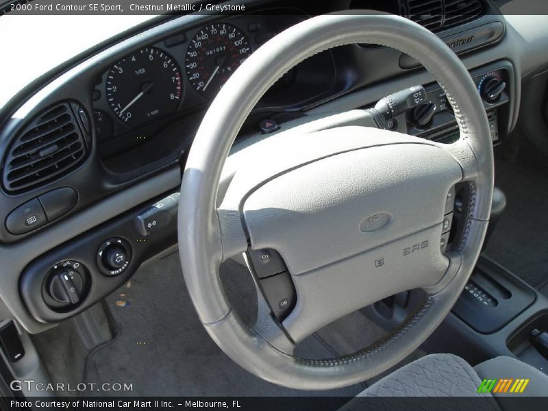 Chestnut Metallic / Greystone 2000 Ford Contour SE Sport