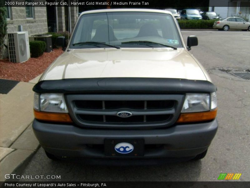 Harvest Gold Metallic / Medium Prairie Tan 2000 Ford Ranger XL Regular Cab