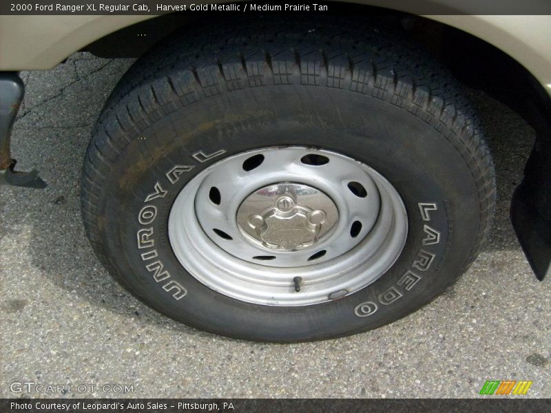 Harvest Gold Metallic / Medium Prairie Tan 2000 Ford Ranger XL Regular Cab