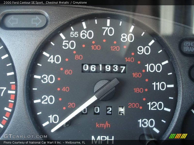 Chestnut Metallic / Greystone 2000 Ford Contour SE Sport