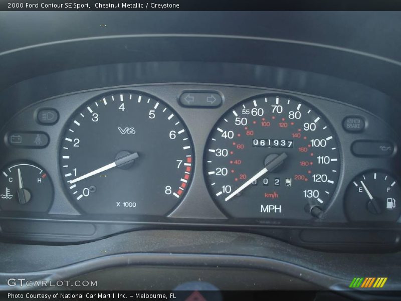 Chestnut Metallic / Greystone 2000 Ford Contour SE Sport