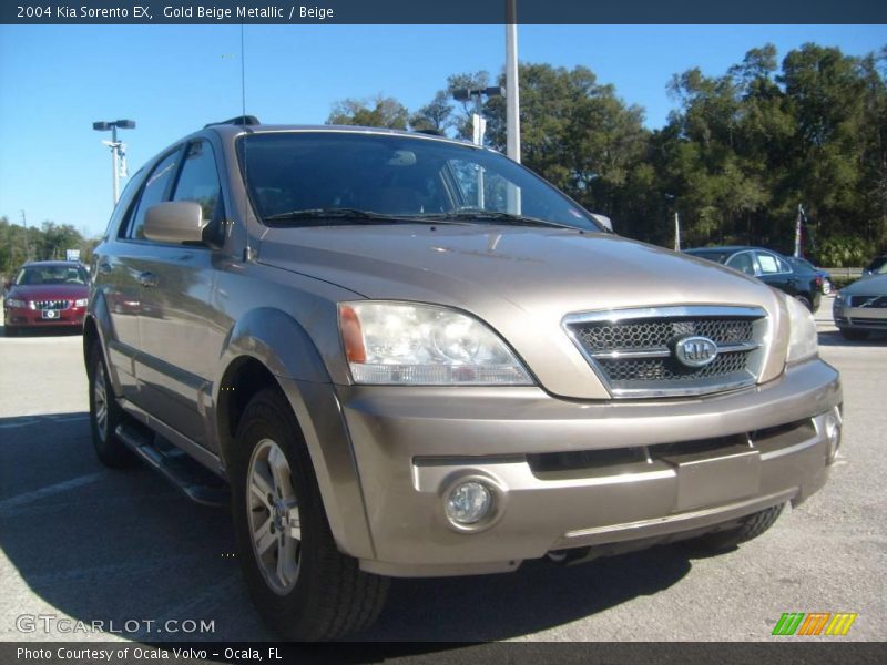 Gold Beige Metallic / Beige 2004 Kia Sorento EX