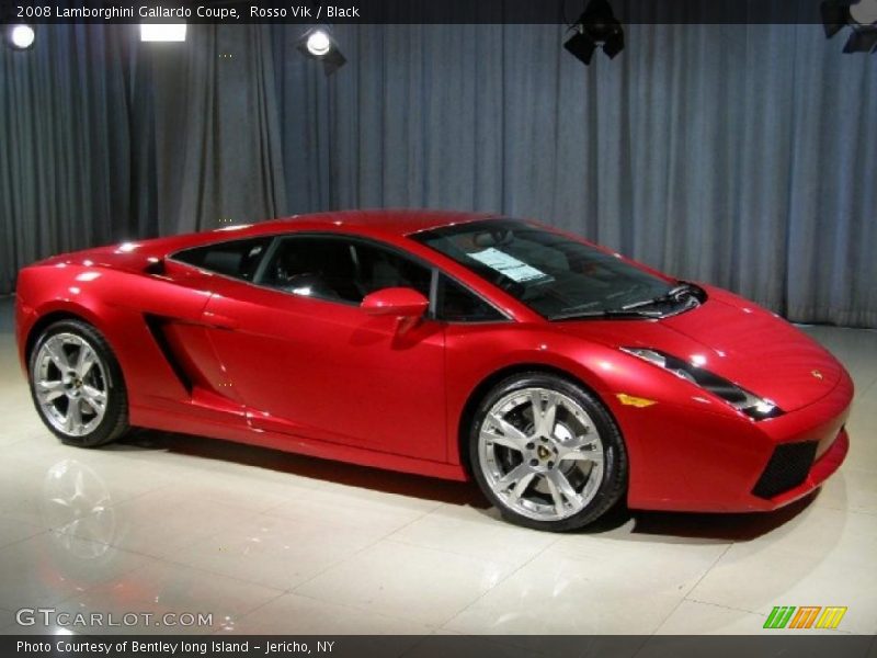 Rosso Vik / Black 2008 Lamborghini Gallardo Coupe