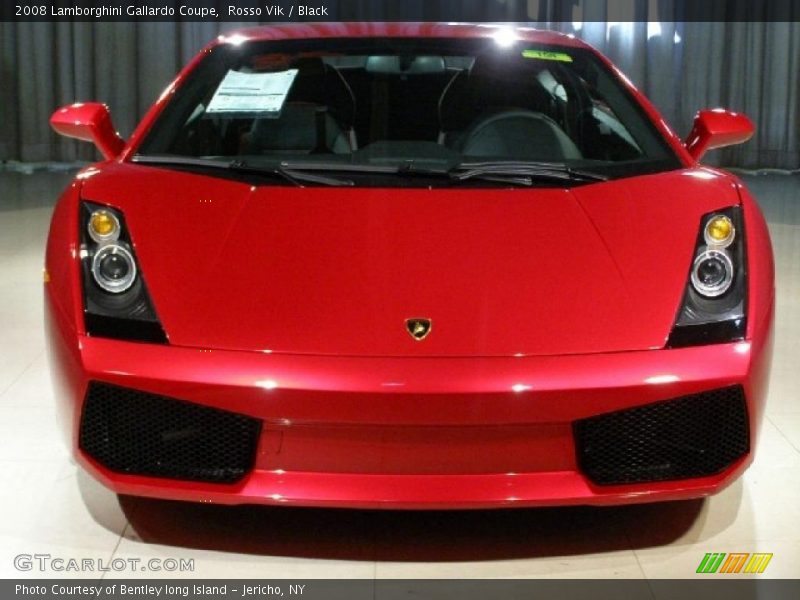 Rosso Vik / Black 2008 Lamborghini Gallardo Coupe