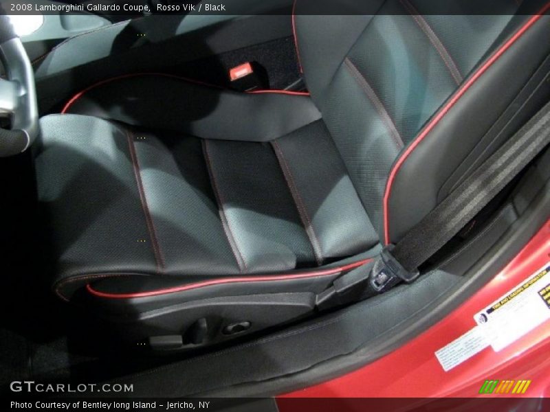 Rosso Vik / Black 2008 Lamborghini Gallardo Coupe