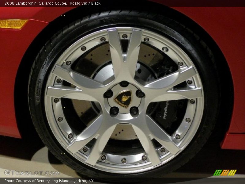 Rosso Vik / Black 2008 Lamborghini Gallardo Coupe