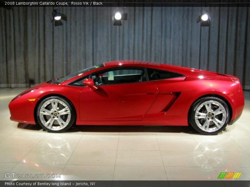 Rosso Vik / Black 2008 Lamborghini Gallardo Coupe