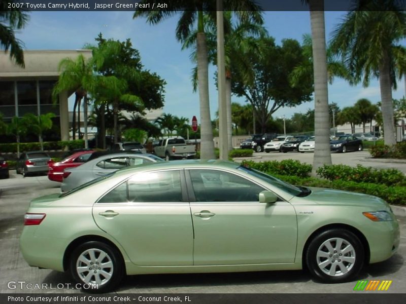 Jasper Green Pearl / Ash 2007 Toyota Camry Hybrid