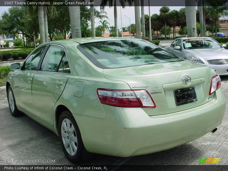 Jasper Green Pearl / Ash 2007 Toyota Camry Hybrid