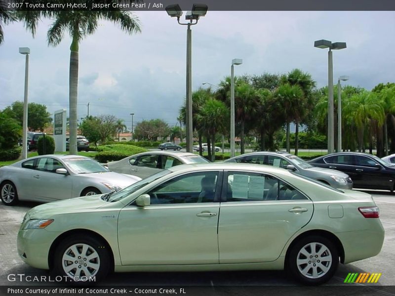 Jasper Green Pearl / Ash 2007 Toyota Camry Hybrid