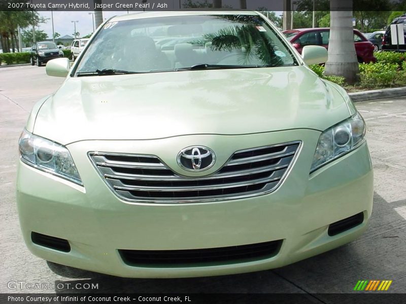 Jasper Green Pearl / Ash 2007 Toyota Camry Hybrid
