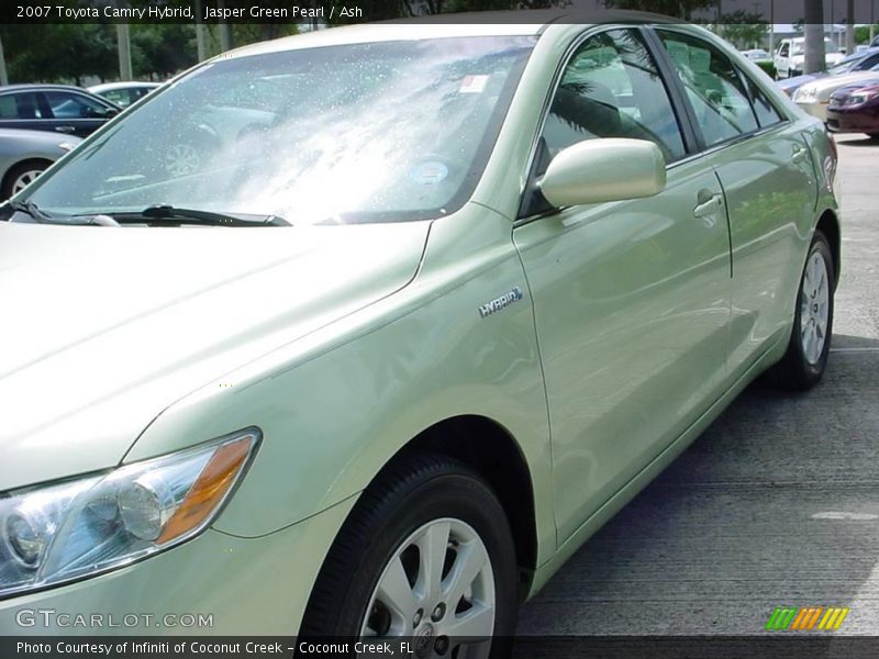 Jasper Green Pearl / Ash 2007 Toyota Camry Hybrid