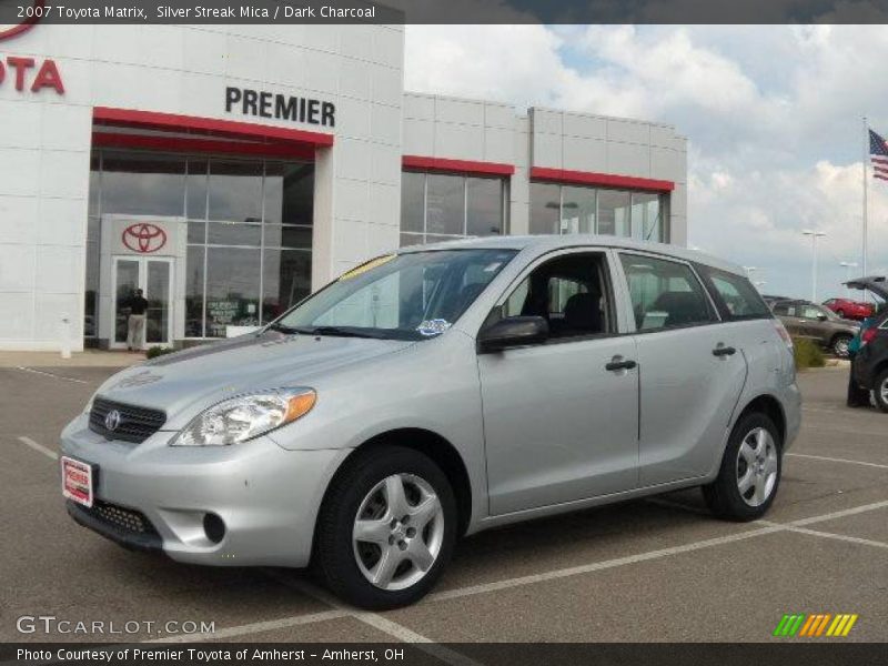 Silver Streak Mica / Dark Charcoal 2007 Toyota Matrix