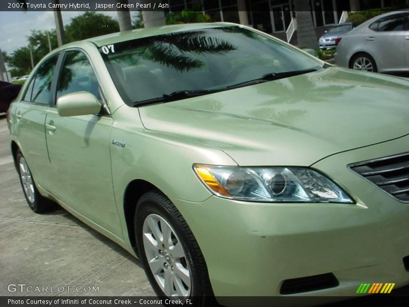 Jasper Green Pearl / Ash 2007 Toyota Camry Hybrid