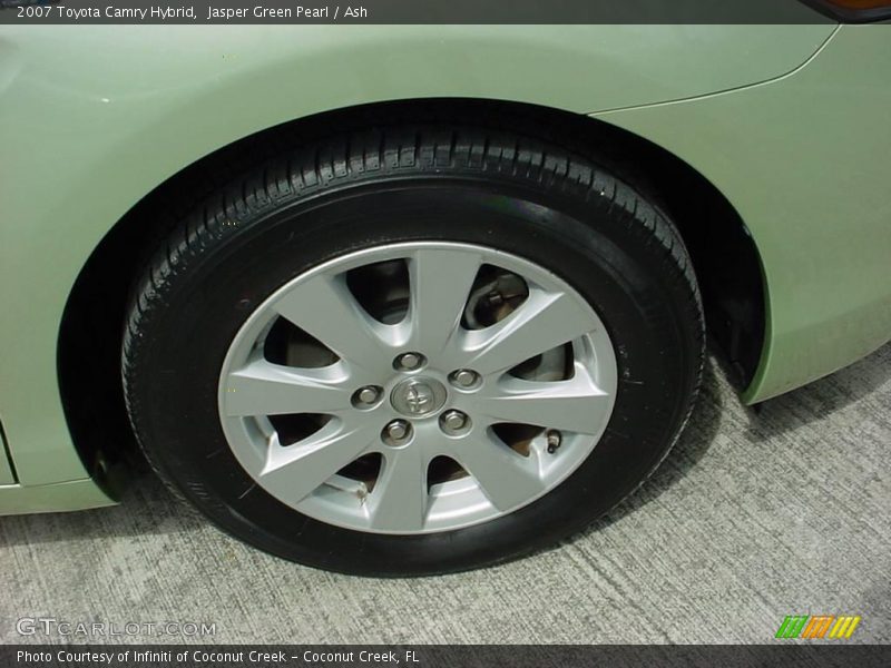 Jasper Green Pearl / Ash 2007 Toyota Camry Hybrid