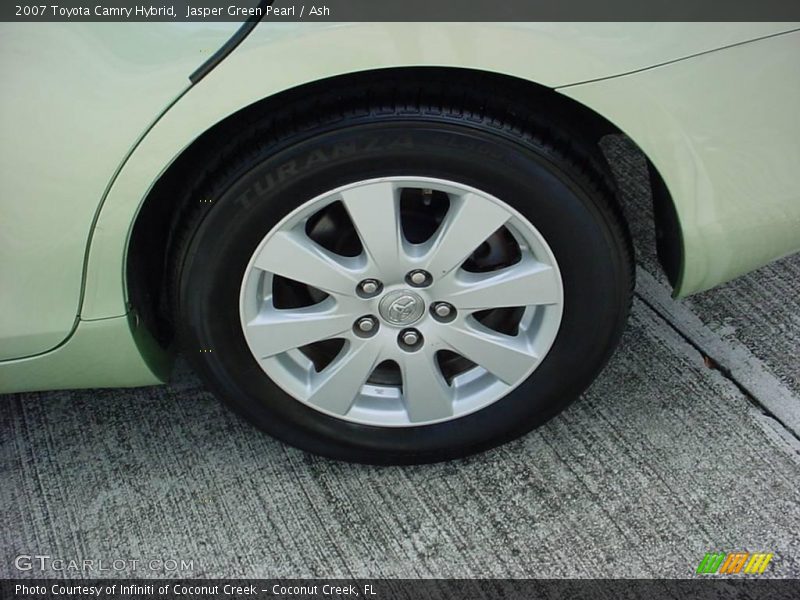 Jasper Green Pearl / Ash 2007 Toyota Camry Hybrid