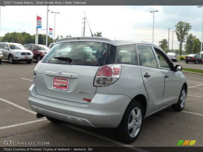 Silver Streak Mica / Dark Charcoal 2007 Toyota Matrix