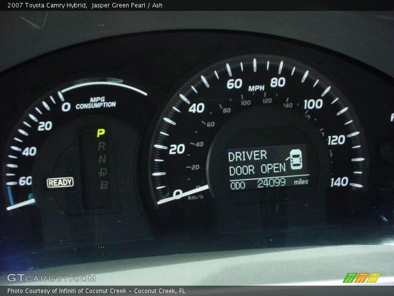 Jasper Green Pearl / Ash 2007 Toyota Camry Hybrid