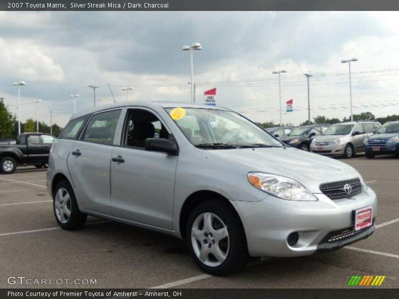 Silver Streak Mica / Dark Charcoal 2007 Toyota Matrix