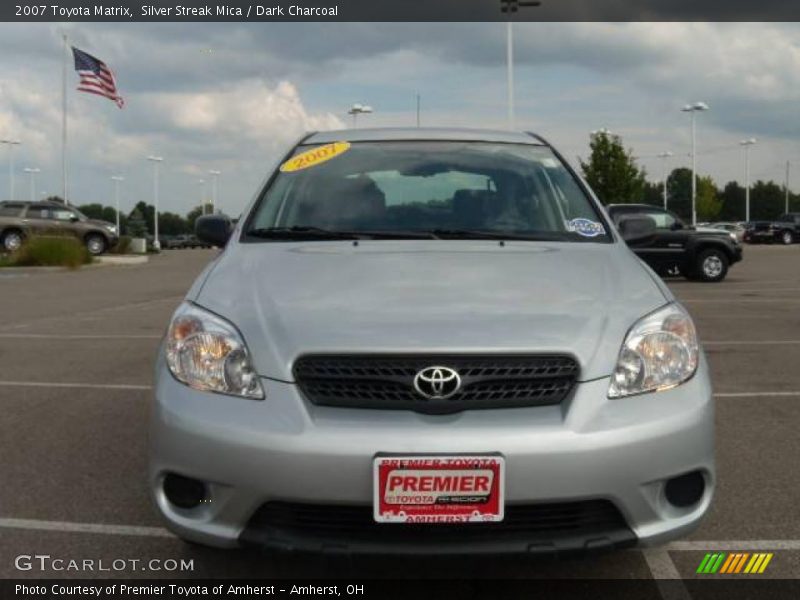 Silver Streak Mica / Dark Charcoal 2007 Toyota Matrix