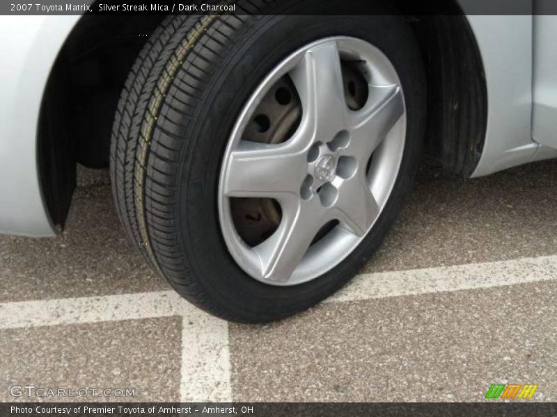 Silver Streak Mica / Dark Charcoal 2007 Toyota Matrix