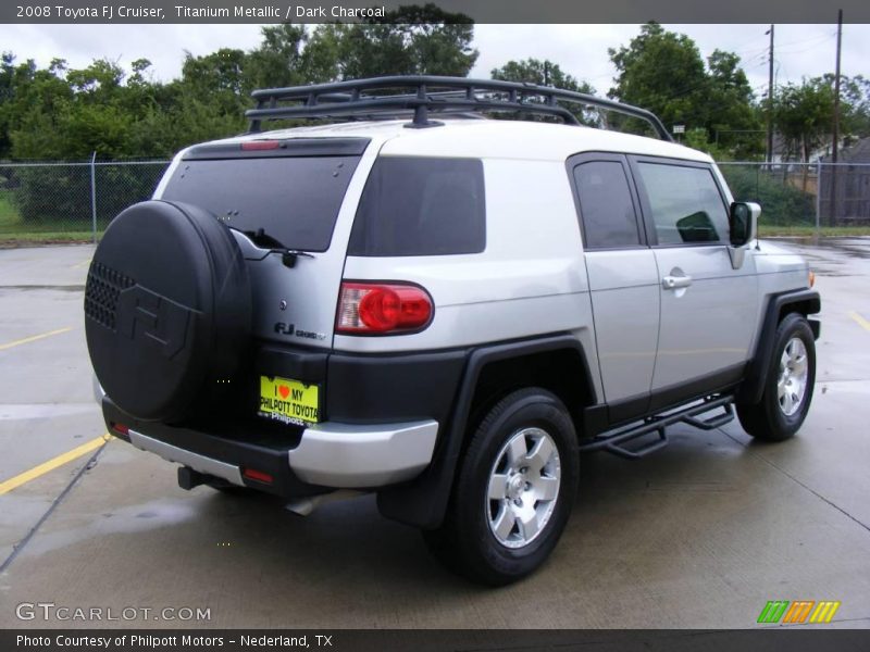 Titanium Metallic / Dark Charcoal 2008 Toyota FJ Cruiser