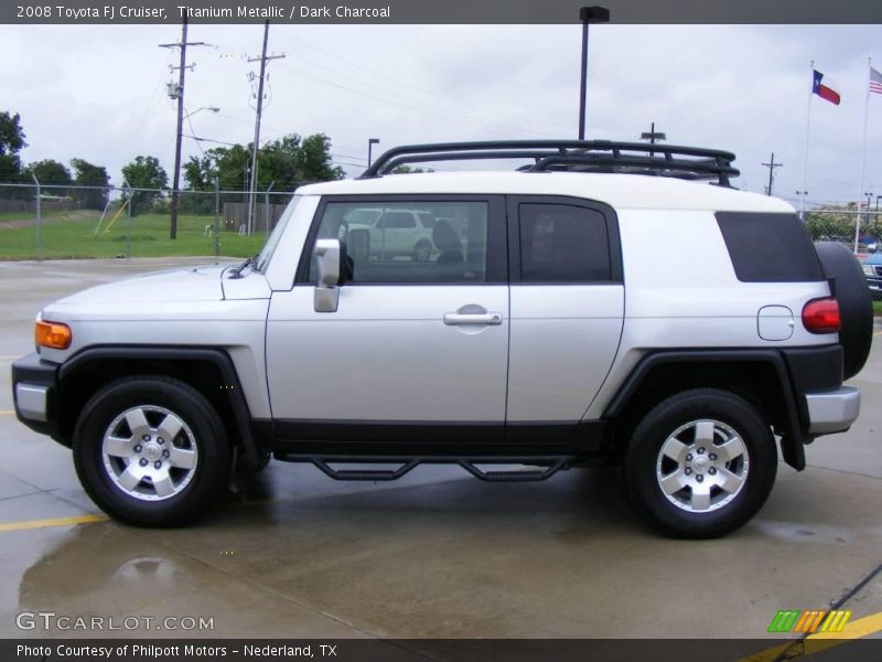 Titanium Metallic / Dark Charcoal 2008 Toyota FJ Cruiser