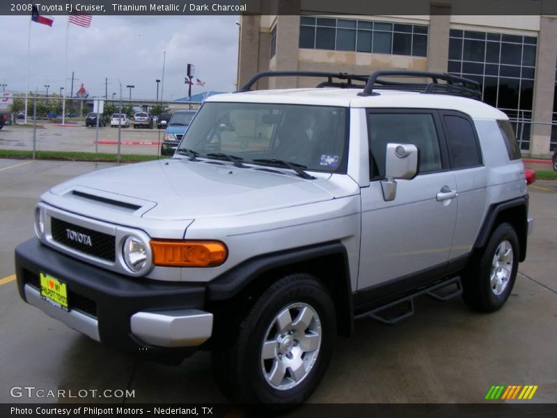 Titanium Metallic / Dark Charcoal 2008 Toyota FJ Cruiser