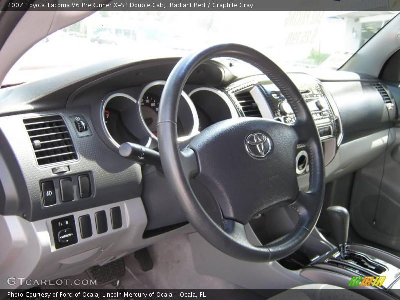 Radiant Red / Graphite Gray 2007 Toyota Tacoma V6 PreRunner X-SP Double Cab