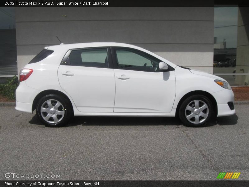 Super White / Dark Charcoal 2009 Toyota Matrix S AWD