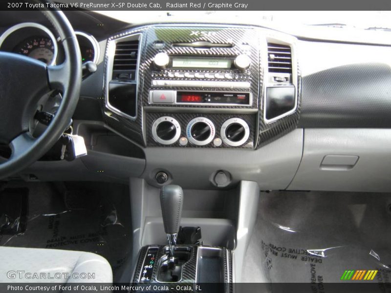 Radiant Red / Graphite Gray 2007 Toyota Tacoma V6 PreRunner X-SP Double Cab