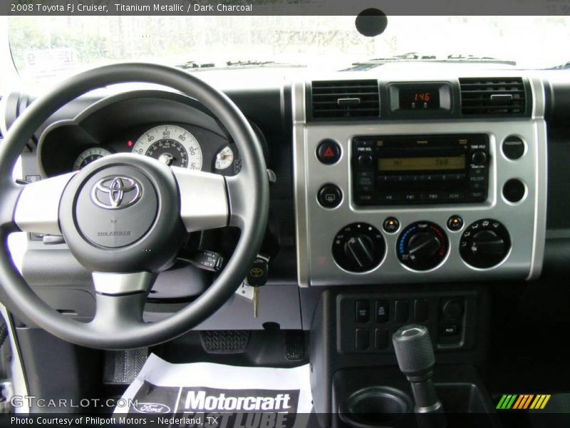 Titanium Metallic / Dark Charcoal 2008 Toyota FJ Cruiser