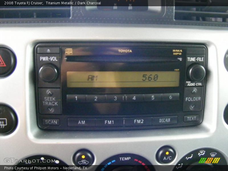 Titanium Metallic / Dark Charcoal 2008 Toyota FJ Cruiser