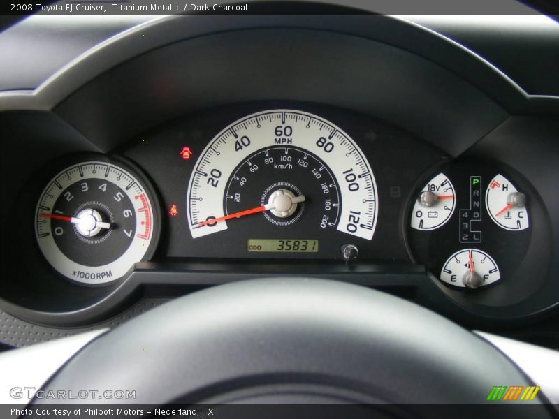 Titanium Metallic / Dark Charcoal 2008 Toyota FJ Cruiser