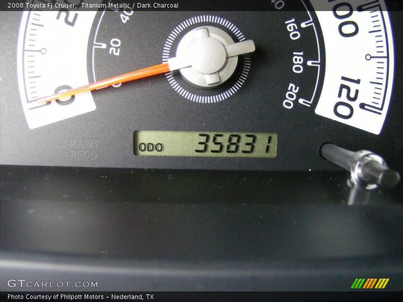 Titanium Metallic / Dark Charcoal 2008 Toyota FJ Cruiser