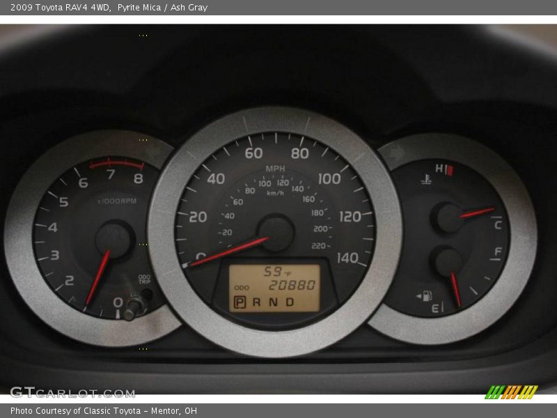 Pyrite Mica / Ash Gray 2009 Toyota RAV4 4WD