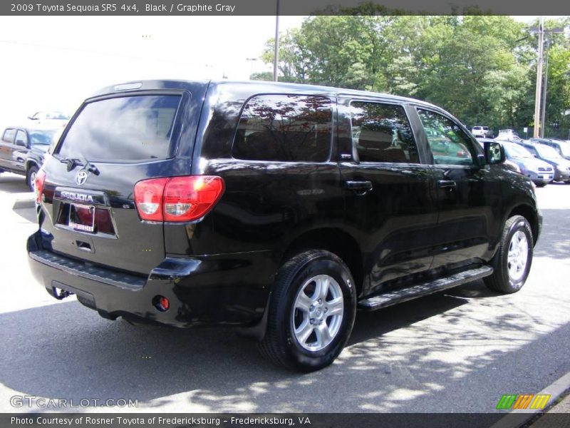 Black / Graphite Gray 2009 Toyota Sequoia SR5 4x4