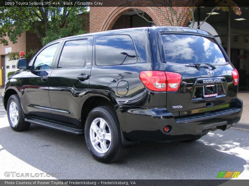 Black / Graphite Gray 2009 Toyota Sequoia SR5 4x4