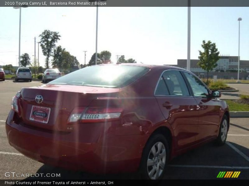 Barcelona Red Metallic / Bisque 2010 Toyota Camry LE