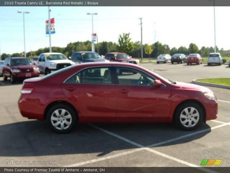 Barcelona Red Metallic / Bisque 2010 Toyota Camry LE